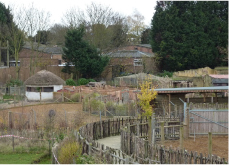 Large construction area